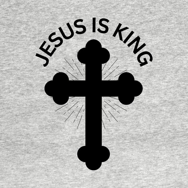 Jesus is king by Mr.Dom store